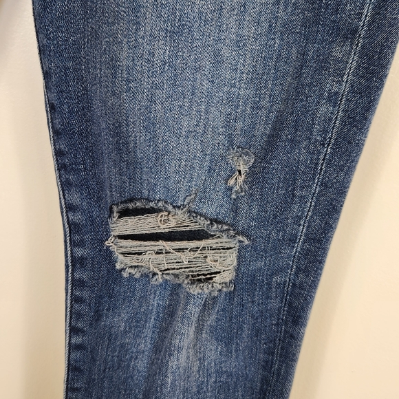 DL1961 Chrissy Ultra High Rise Instasculpt Skinny Ankle Jean Distressed 26 - Picture 5 of 11